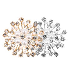 2pcs strass perle design