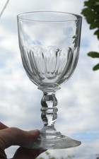 Verre à eau en verre taillé