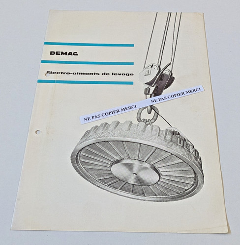 Demag electro aimant de - demag,