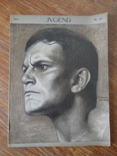 Revue JUGEND Nr 36 (1901)  ART NOUVEAU Jugendstil Cover FRANZ STUCK