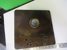 Antique Bausch Lomb Étape Table Rare Microscope Pièce Comme sur la Photo U9-A-32