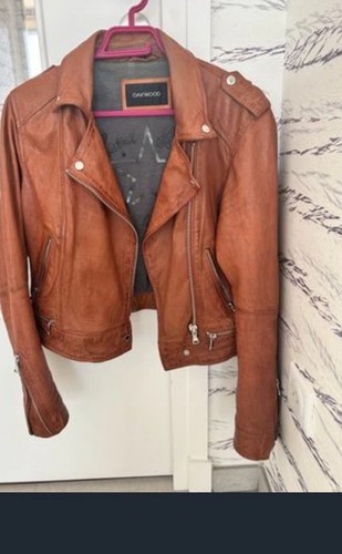 Veste cuir mouton - veste, de