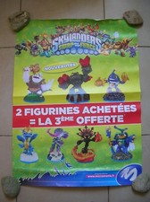 Affiche PLV publicité Skylanders Swap Force 2014 de 79,5 cm x 60 cm