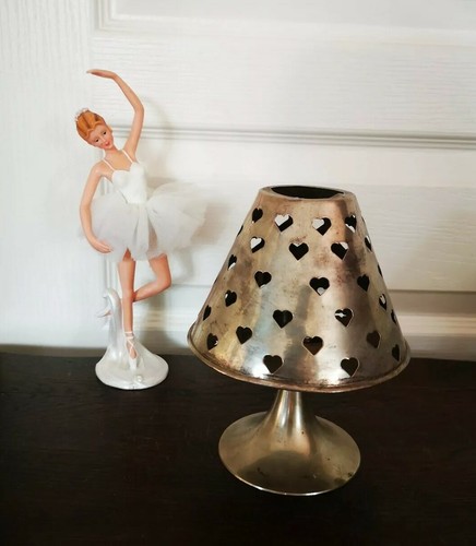 Vintage photophore cœur - photophore,