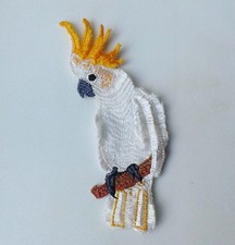 Patch brodé fait main oiseau