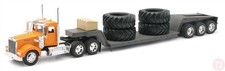 Camion 1/32ème KENWORTH remorque plate avec pneus
