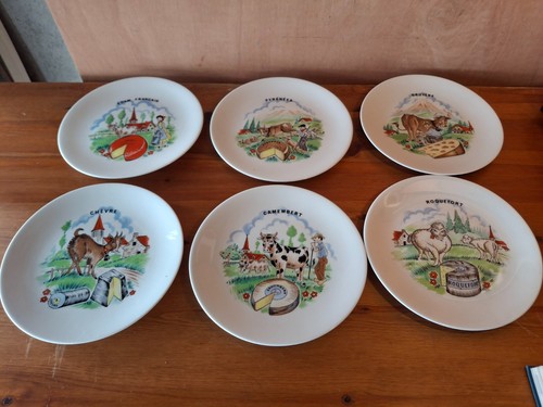 Assiettes fromage - 6, a