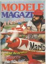MODELE MAG N°375 ZLIN 50/ RADIO SAMA / STRATOS SIMPROP / LE SELF / CASTEL 301