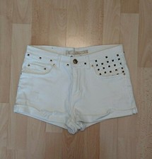 Zara short blanc cloute - cloute, or