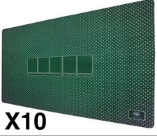 Housse de tapis de table Texas Poker Hold'Em Layout 90 x 60 cm vert...