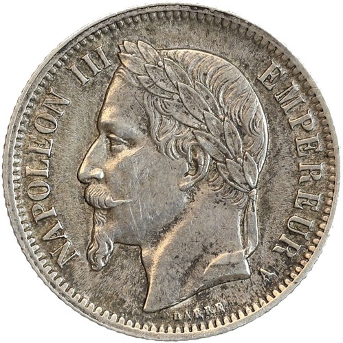 Franc napoléon iii tête - napoléon,