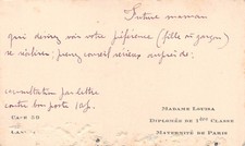 MME LOUISA MATERNITE DE PARIS  0087