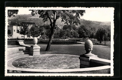 Cpa diekirch parc 1938 - cpa, au