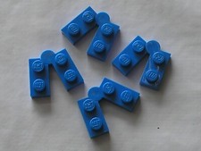 4 x Charniere LEGO blue hinge plate 2429 2430 / Set 10221 6986 6351 6456 ...