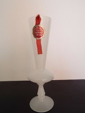 VASE OPALINE BLANCHE VERRERIE