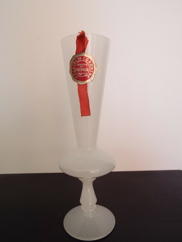 Vase opaline blanche - vase,