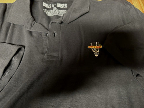 Guns roses top hat polo - guns,