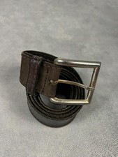 Ceinture cuir marron foncé