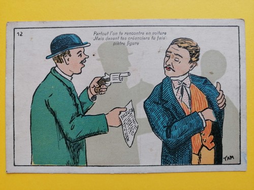 Cpa humour illustration dessin - humour,