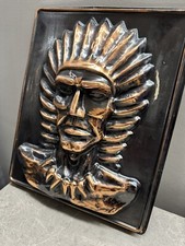 Masque mural indien vintage