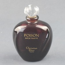 Flacon De Parfum Vide Poïsön Eau De Toilette Chrïstïan Dïor Hauteur 9,3 cm 50 ml