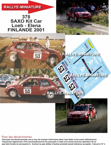 Decals ref 0378 - 0378, citroen
