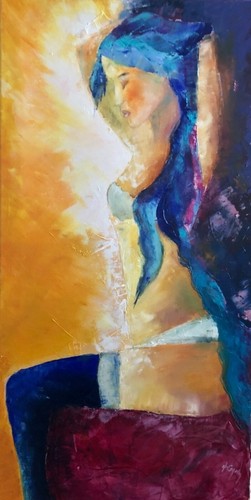 Tableau huile sur - toile, signé
