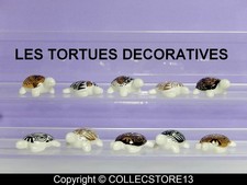SERIE COMPLETE DE FEVES LES TORTUES DECORATIVES 2022 - FILET OR