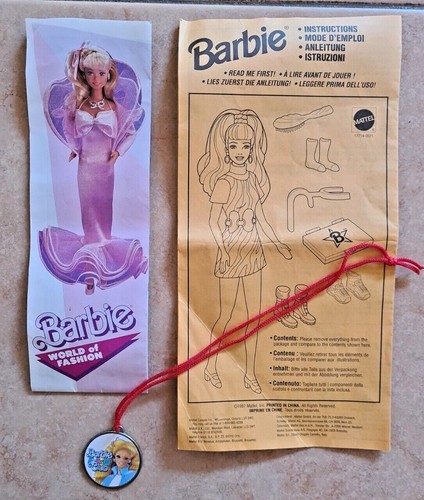Barbie médaillon collier - barbie,, médaillon,