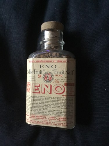 Flacon ancien sel - fruit, eno