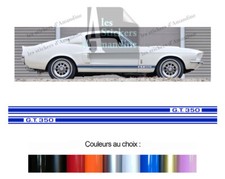 2 BANDES BAS DE CAISSE POUR FORD MUSTANG GT350 AUTOCOLLANT STICKER AUTO BD601-2