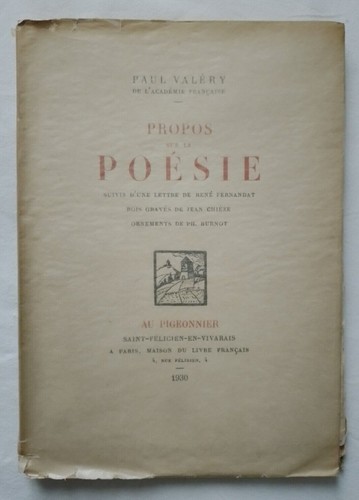 Propos sur poésie par - sur, paul
