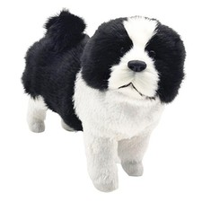 Chien de Berger Réaliste Artisanat Adorable Huggable Debout en Peluche Jouet