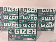 GIZEH menthol Extra 1000 Tubes à cigarettes Mentholés.