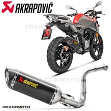BMW G 310 R / GS 2017-2024 Ligne complete AKRAPOVIC Carbone RC S-B3R1-RC/1