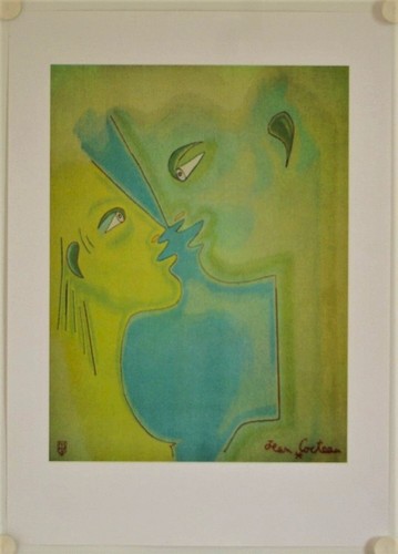 Affiche jean cocteau double - cocteau,