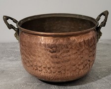 Chaudron En Cuivre Deco Lion