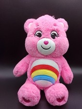 Peluche Bisounours - Toucalin - Rose - arc en ciel - piou piou & merveilles