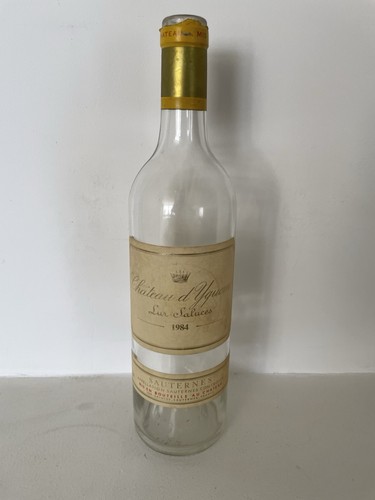 Château yquem 1984 bouteille - chÂteau,