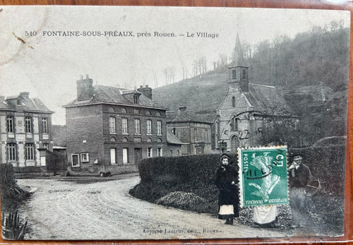 Cpa fontaine sous preaux le - fontaine,