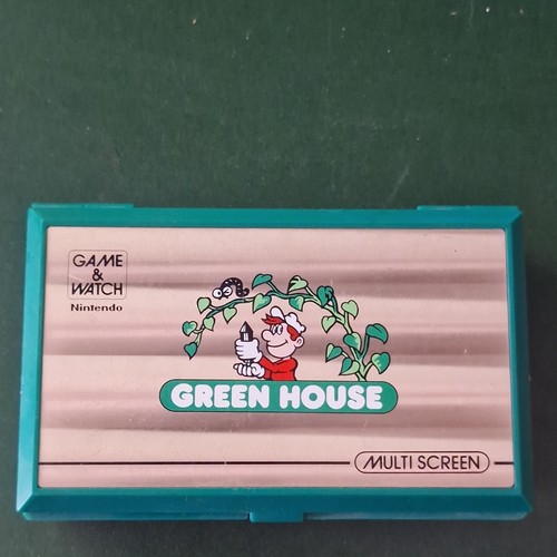 Nintendo game watch green - game,
