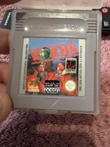 Worms nintendo game - game, boy