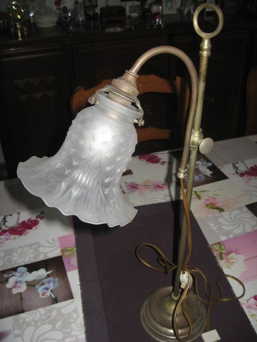 Ancienne lampe bureau col - lampe,