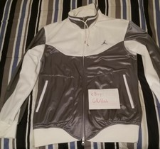 Nike Air Jordan XI Retro Knit Full Zip Jacket Small Cool Grey 11 Gray S Dri Fit