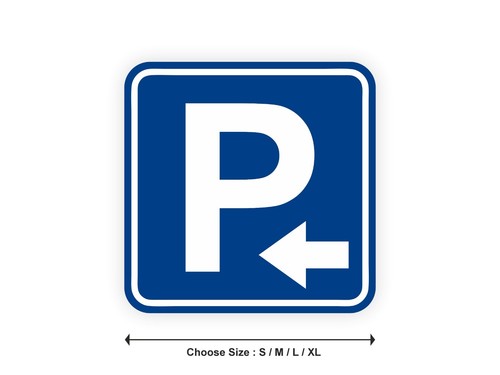 Sticker panneau parking - sticker,