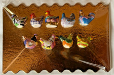 Série complète de 9 fèves Mes COCOTTES en 2007