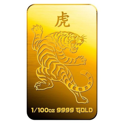 100 9999 fine gold bar - 9999,