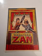 REGLISSE ZAN GRANDE CARTE POSTALE THÉÂTRE GUIGNOL OBJET PUB BAR BISTROT EPICERIE