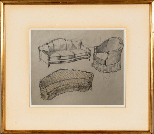 Dessin mobilier de - de,