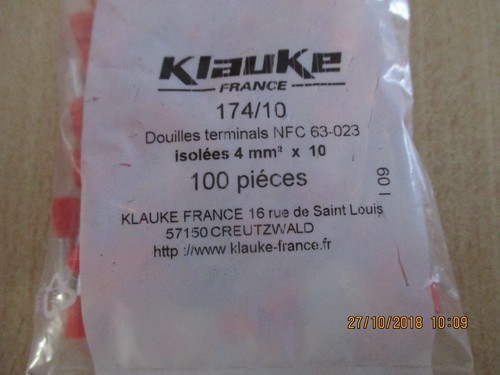 100 embout cable - , electrique
